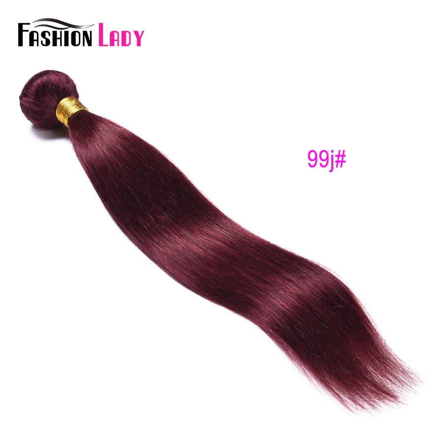 Модные женские предварительно окрашенные бразильские волосы, Переплетенные пряди, 8 цветов для выбора, человеческие волосы, Переплетенные прямые волосы, пряди, не Реми - Цвет волос: No.99j