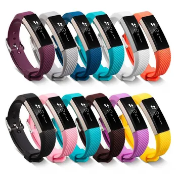 Luxury fashion Sports Smart watch band Replacement Wristband Band Strap + Buckle For Fitbit Alta Wristband Bracelet