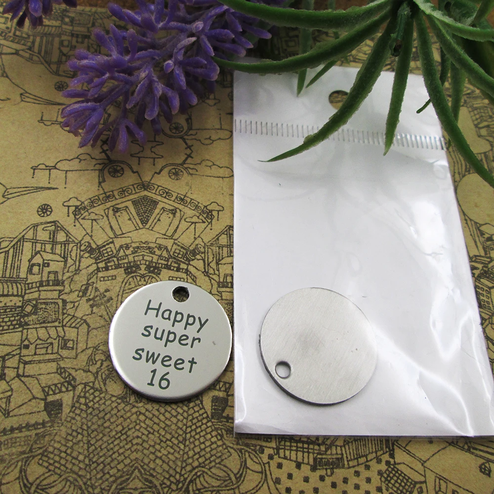 Подвески из нержавеющей стали happy super sweet 16 20 шт. больше стилей для выбора подвесок