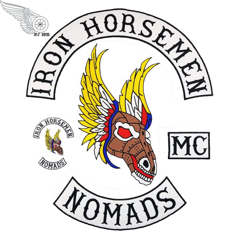 HORSEMEN SETS Motorcycle Biker Embroidered Patch