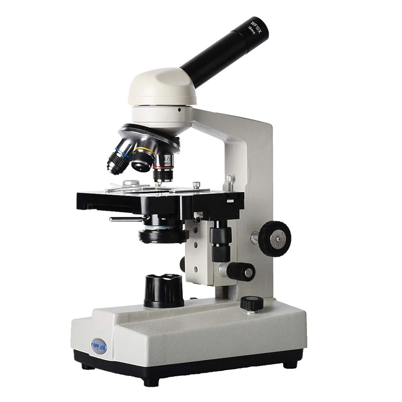 

100X-1600X Student Monocular Biological Compound Microscope Three Holes Conversion for LAB Home School Education Children