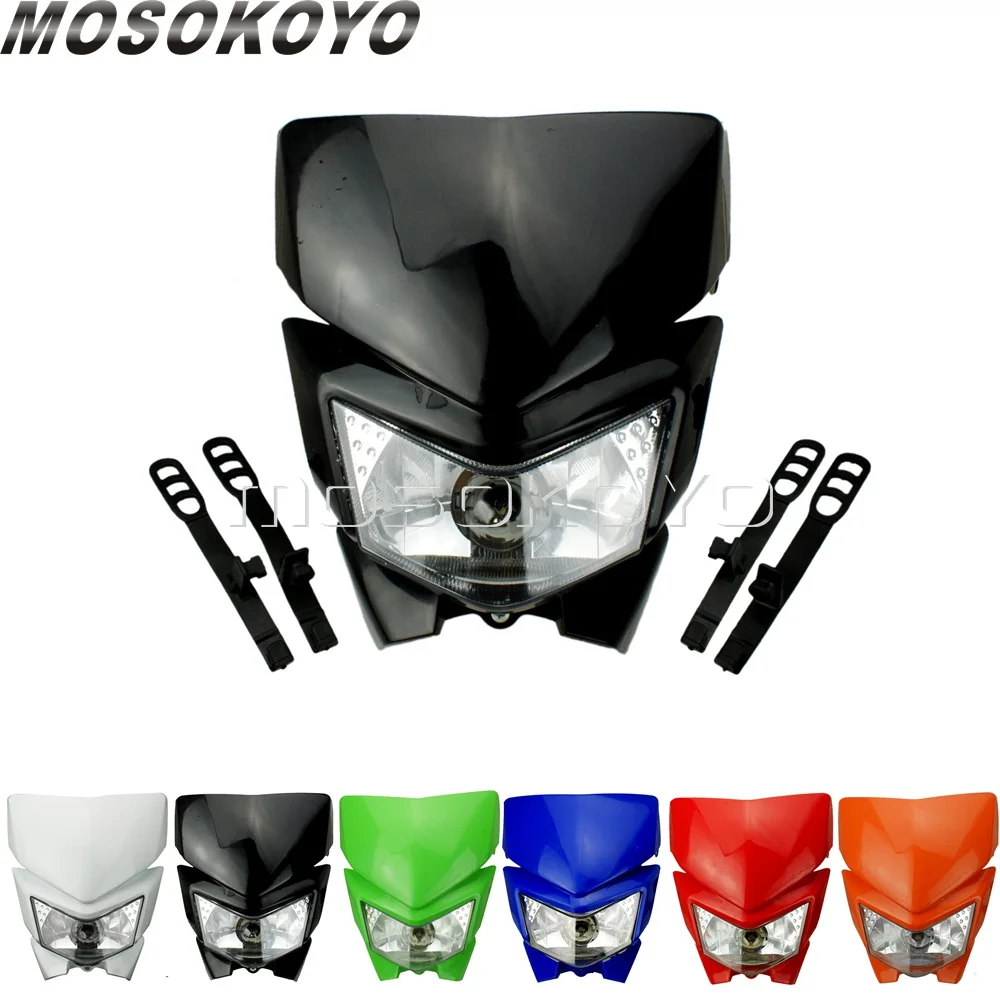 

Front Off Road Headlight Motocross Enduro Headlight For Suzuki Yamaha WR450F WR250F YZ YZF TW TTR DR RM Supermoto Dirt Pit Bike