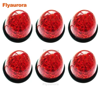 

2PCS 16 LEDs Car LED Turn Signal Light 24V Truck Trailer Side Marker Indicator Light Auto Lamp Red Blue Yellow White Green