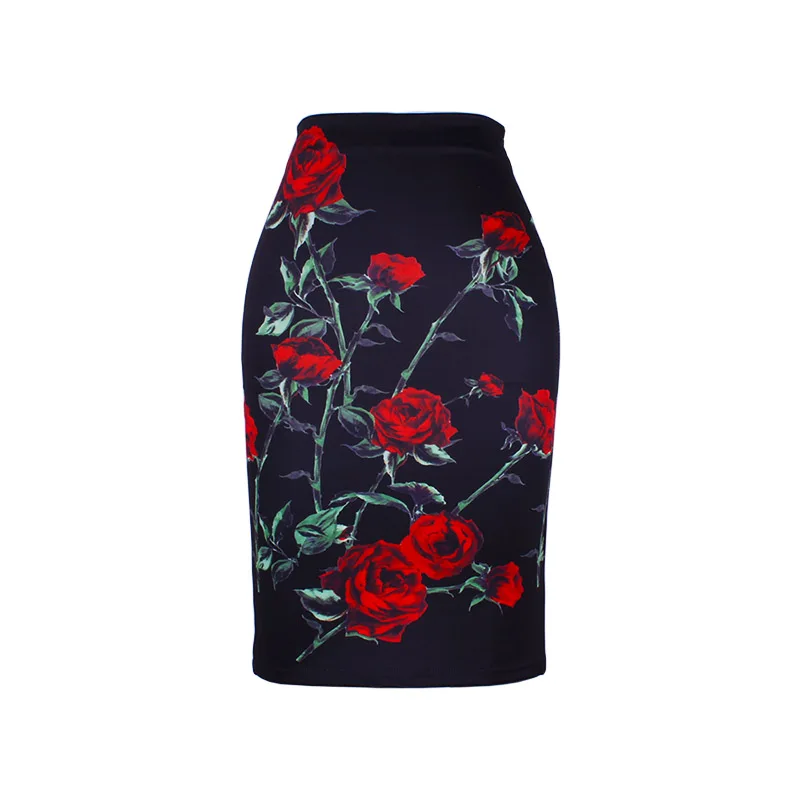 Классические женские юбки-карандаш с геометрическим принтом, американский Европейский стиль, модный дизайн, модная женская облегающая Одежда для девочек - Цвет: WWP0055