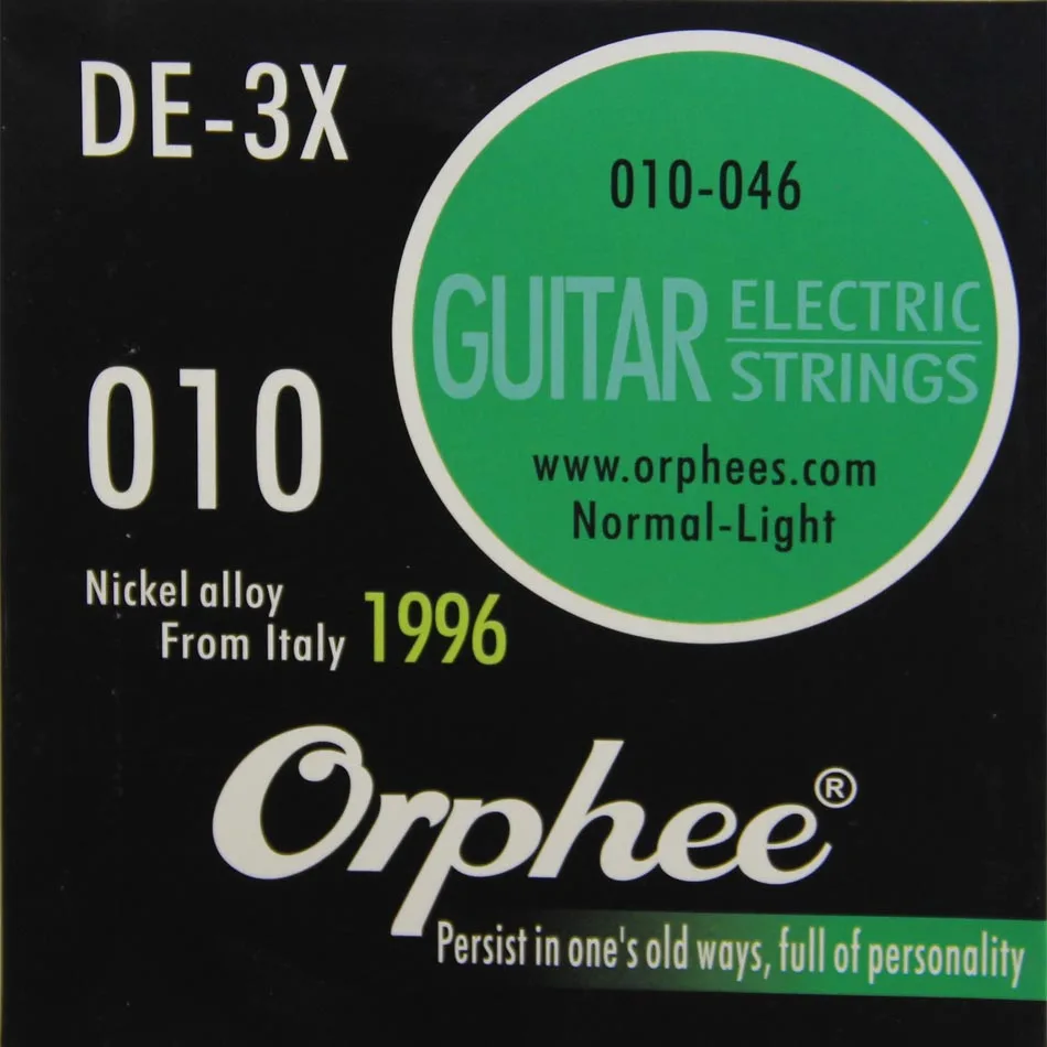Orphee DE 3X 6 шт./компл. аксессуары для электрогитары Струны Φ нормальсветильник вая