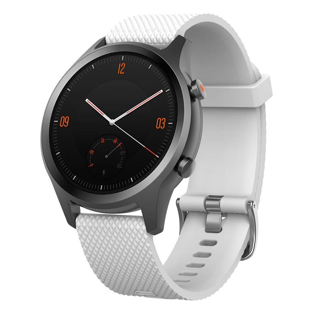 Для Tic Watch C2 сплошной цвет силиконовый сменный ремешок 18 мм/20 мм Ticwatch C2 ремешок для часов Spark ремешок на запястье
