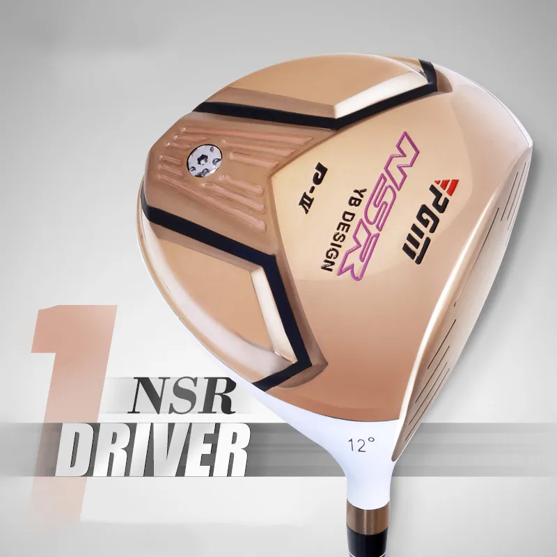 New Golf clubs Number 1,3,5,3H Serving wood 4 Star Gold color Golf