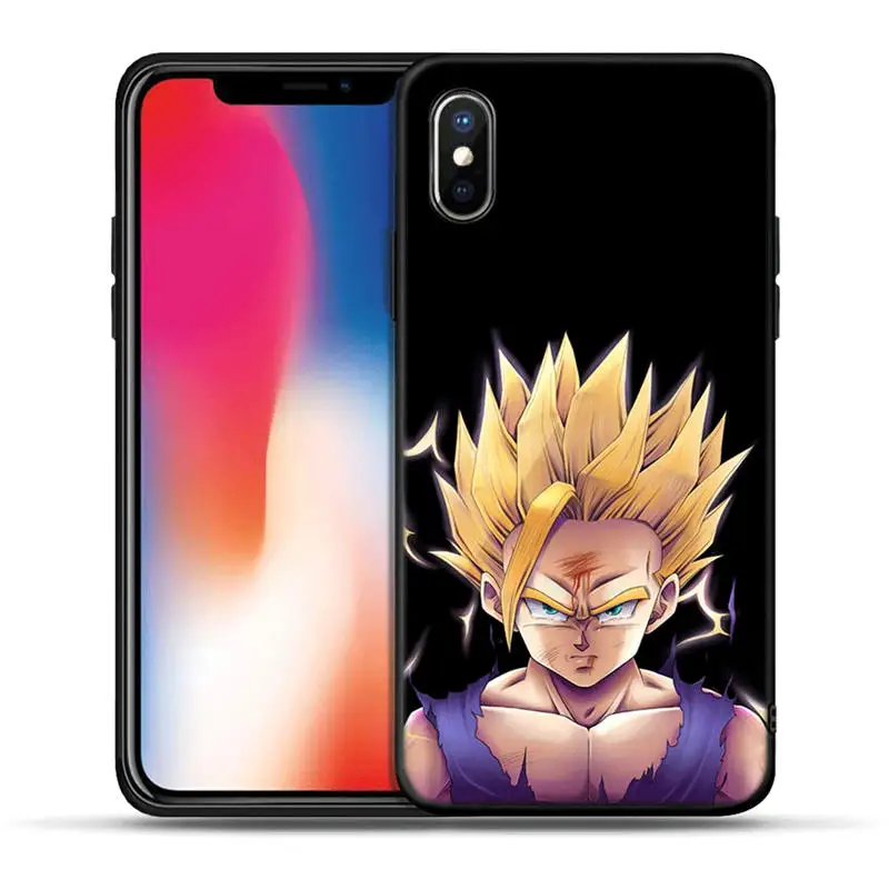 Dragon Ball Z Super DBZ Goku Модный чехол для IPhone X XR XS Max 8 7 Plus 6 6S Plus 5 5S SE чехол для телефона мягкий ТПУ чехол Etui - Цвет: H1211