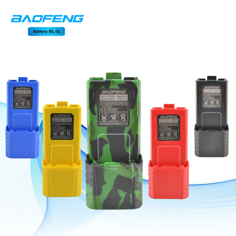 

BL-5L Extended 3800mAh 7.4V Li-ion Battery For BaoFeng Walkie Talkie DM-5R UV-5R V2+ UV-5RA+ UV-5RB UV-5RE PLUS Two Way Radio