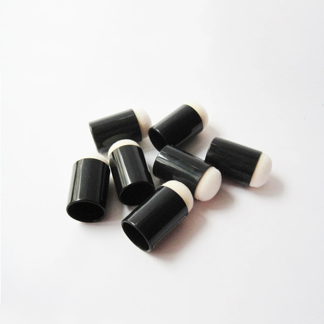 Finger Sponge Paint Chalk 40Pcs Practical Finger Sponge Daubers Set