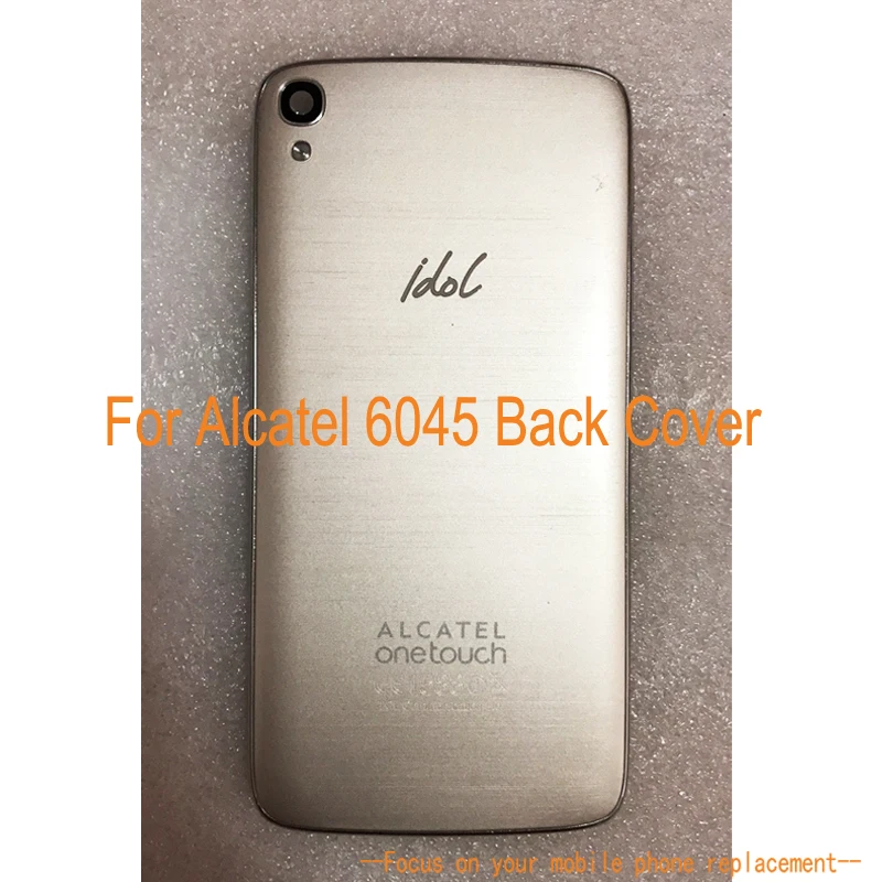 Задняя крышка чехол для Alcatel One Touch Idol 3 5 OT6045 6045 6045Y 6045F смартфон задняя корпуса