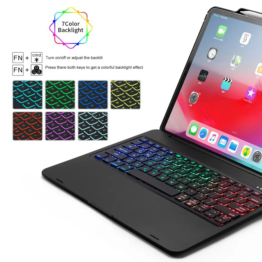 Sem Fio Bluetooth Russo Espanhol Hebraico Keyboard