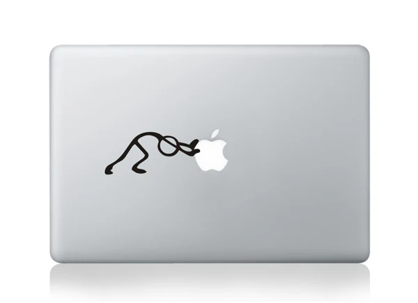 Смешной водонепроницаемый частичный стикер для ноутбука Apple MacBook Air 11 12 13 Pro retina 13 15 забавная Виниловая наклейка для ноутбука - Цвет: MB-black-Part A(13)
