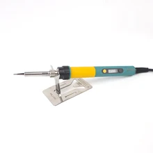 Новейший 100 Вт Электрический паяльник с регулируемой температурой сварочная наладочная станция для пайки тепловой Карандаш Наконечники инструмент для ремонта с подставкой