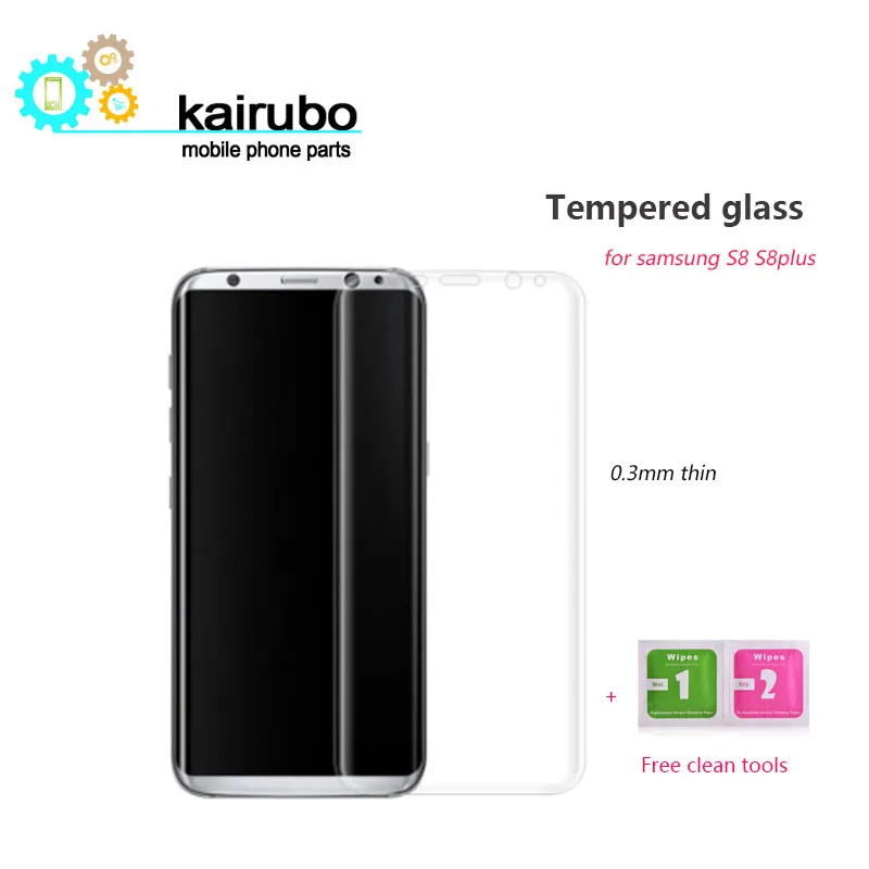 Kairubo полная Защита экрана для Samsung Galaxy S8 Plus Прозрачная защитная Супер тонкая HD