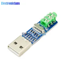 5 в Мини PCM2704 USB DAC HIFI USB звуковая карта USB power DAC декодер плата модуль для Arduino Raspberry Pi 16 бит