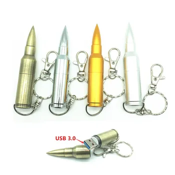 

High Speed USB 3.0 Metal pen drive Bullet usb stick usb flash drive 8G/16G/32G pendrive flash card U disk flash memory stick
