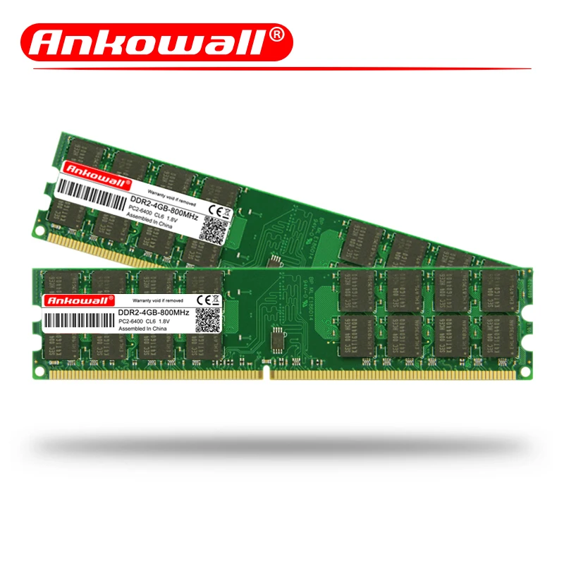 

DDR2 8GB(4GBx2Pcs) Ram 800MHz PC2-6400 Memory Desktop Dimm Just For AMD 1.8V 240Pin NON-ECC High Compatibility