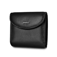 HH 2019 New Mini Cow Genuine Leather Men's Wallets Male Small Wallet Coin Purses ID Card Holder Designer Slim Purse Money Bag HH 2019 New Mini Cow Genuine Leather Men's Wallets Male Small Wallet Coin Purses ID Card Holder Designer Slim Purse Money Bag