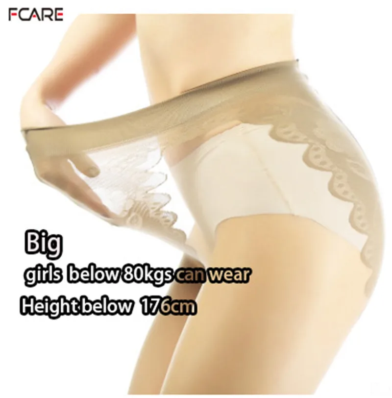 

Fcare Summer Super Elastic plus size big thin M to XXXL female women pantyhose summer tights seamless bikini pantyhose Collant