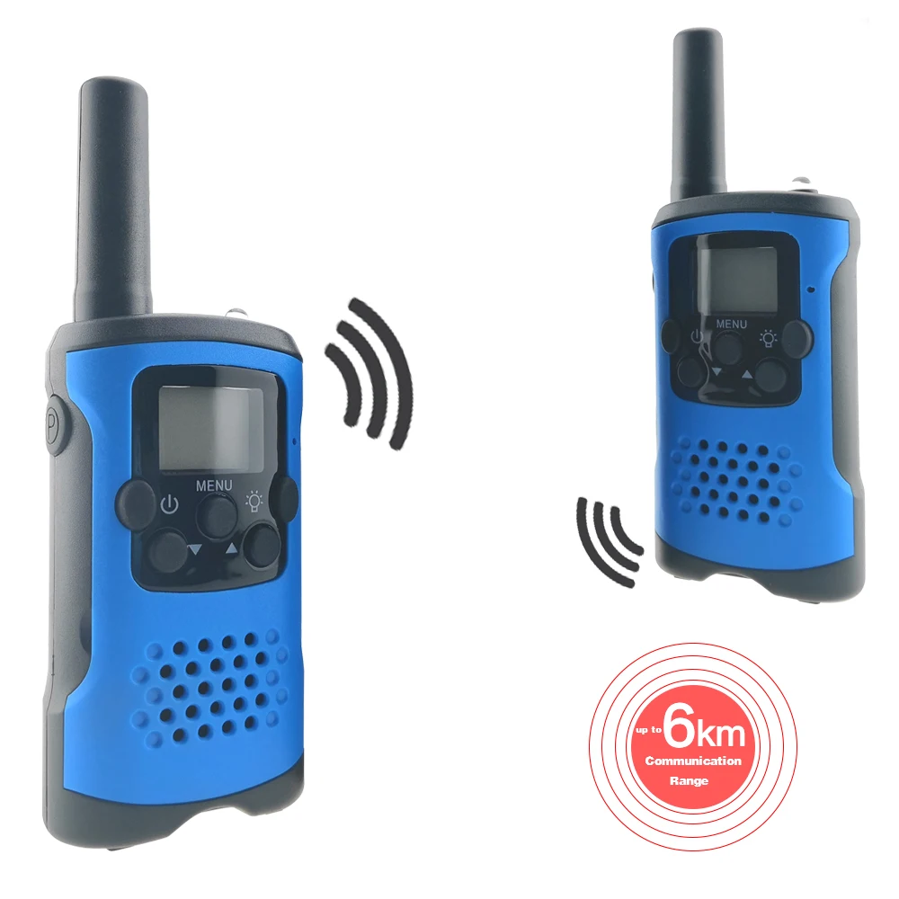 1 пара Мини Walkie Talkie для детей Hf Радио 0,5 Вт PMR446 ФРС/GMRS 8/22CH VOX PTT фонарик ЖК-дисплей дисплей детей 2 способ ради