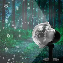 Waterproof LED Snowflake Projector Light Projection Lamp Decoration 110-225V 10W Snowflake Projector Light