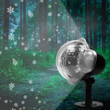 

Waterproof LED Snowflake Projector Light Projection Lamp Decoration 110-225V 10W Snowflake Projector Light