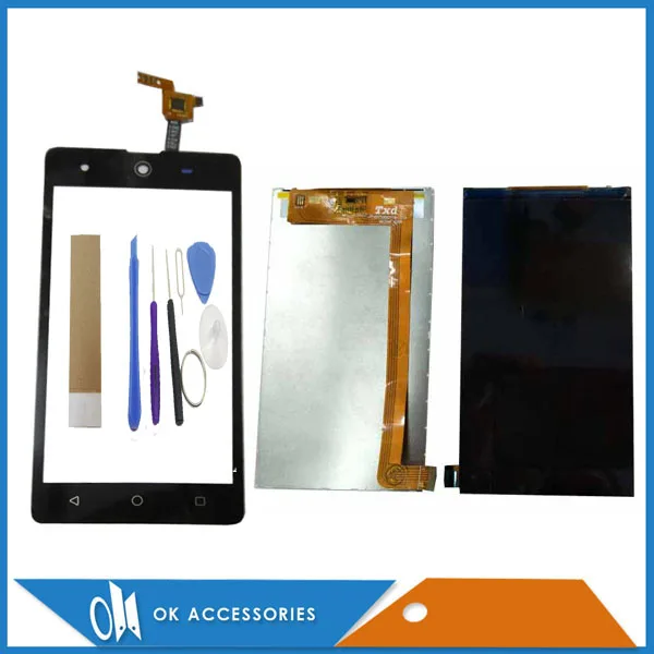 

100% Tested For BQ BQS 5050 BQS-5050 BQ5050 BQ-5050 LCD Display Screen And Touch Screen Digitizer Black Color With Tools Tape