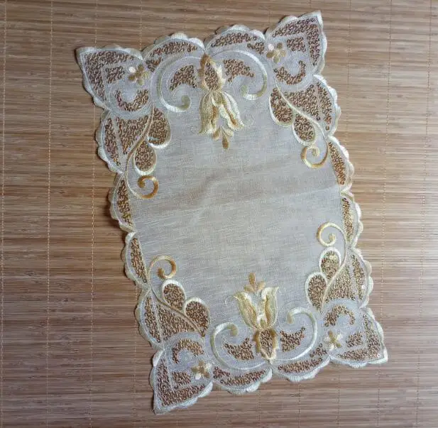 الحديثة الدانتيل الترتر التطريز تحديد الموقع كأس كوستر القدح المطبخ الشراب الطعام الجدول مكان حصيرة القماش الشاي القهوة المفرش عيد الميلاد ...