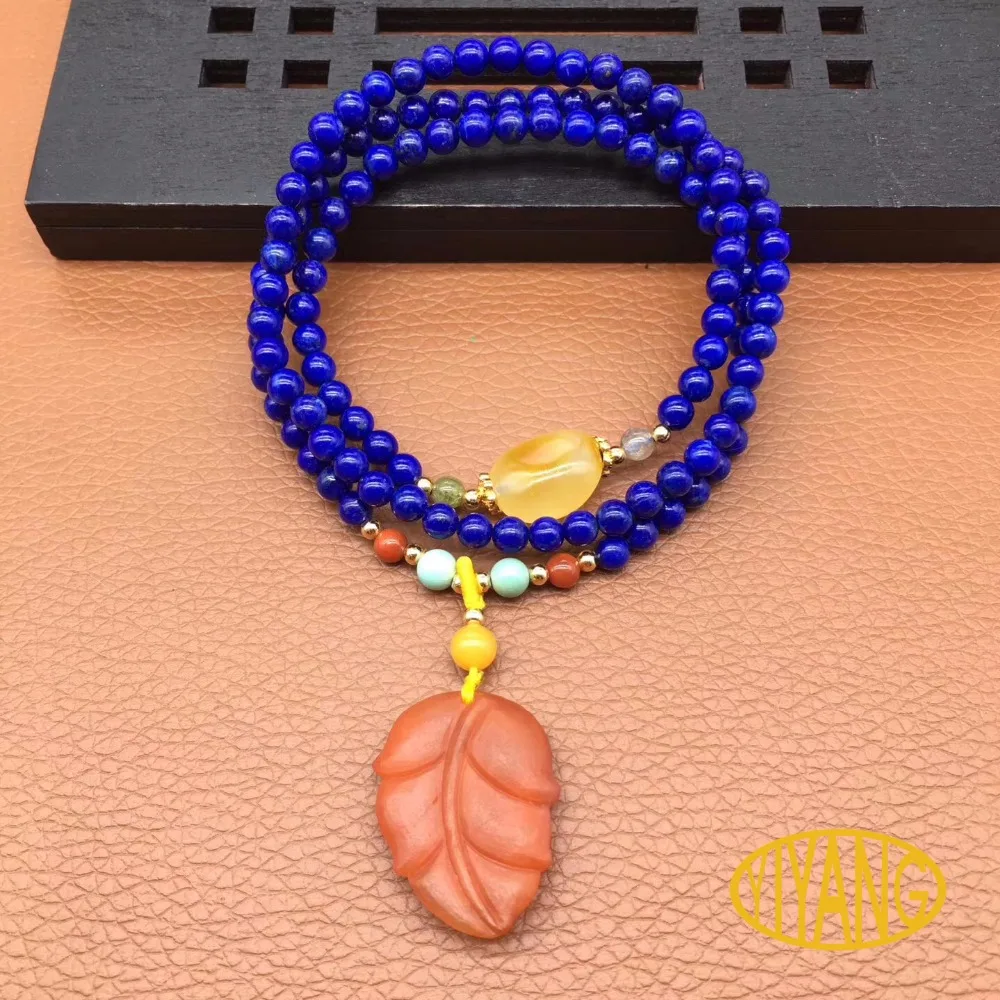 

YY Fine Jewelry Handmade natural Lapis Red Agate Turquoise Tourmaline boutique fashion luxury party round woman bracelet gift