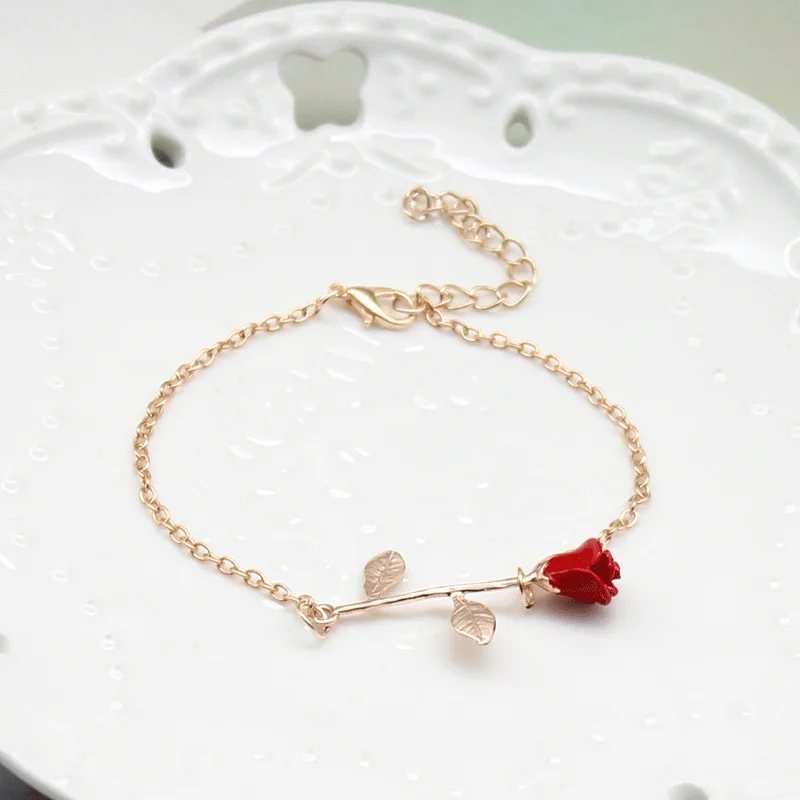Женский браслет из металлического сплава с подвеской в виде цветка|alloy bracelet|bracelet