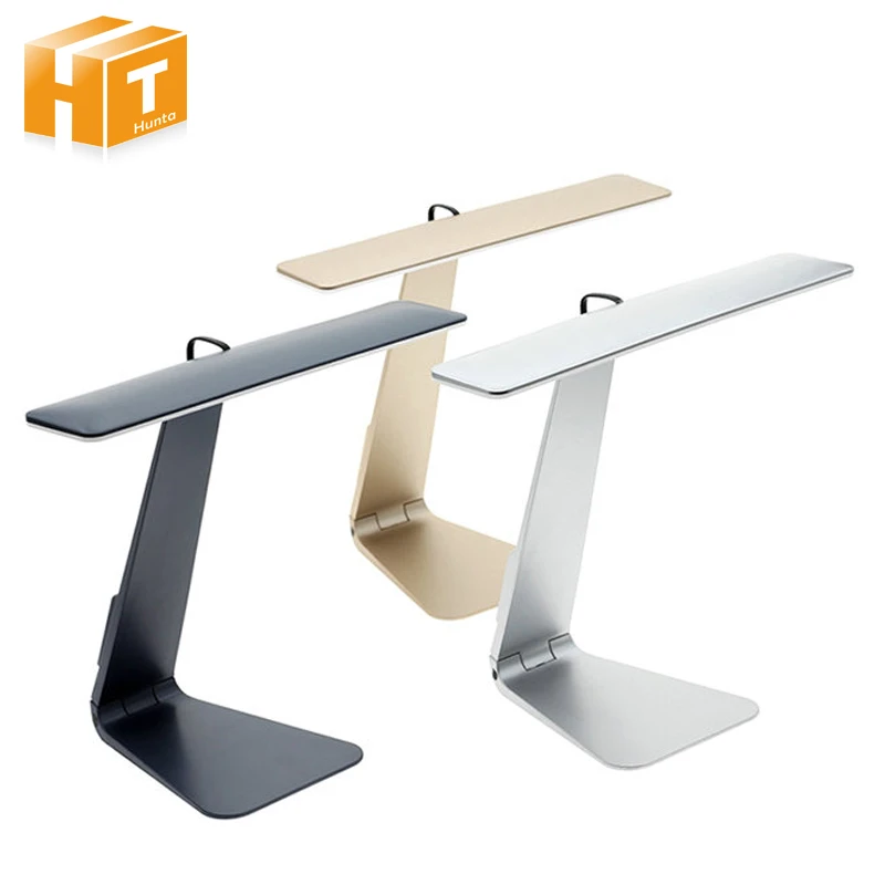 Online Lámpara de escritorio LED estilo Mac ultrafina protección de los ojos luz de lectura suave Interruptor táctil de atenuación de 3 modos lámpara de mesa recargable.