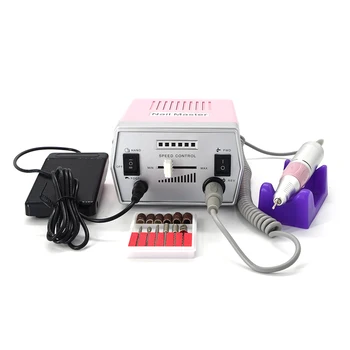 

Pink box shape Professional Electric safety design Nail Equipment Nail Polishing Machine high speed noise small vibration stable