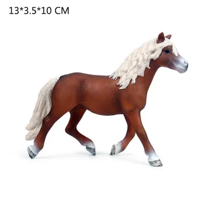 23 Type Optional Horse Model Hand Painted Action Figures Wild Steed Figurines PVC High Quality Educational Toys for Kids Gift - Цвет: MHFL