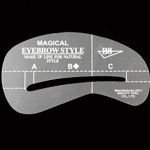 24-х стилях модели бровей Брови Шаблоны Трафареты DIY Инструменты для стильного макияжа