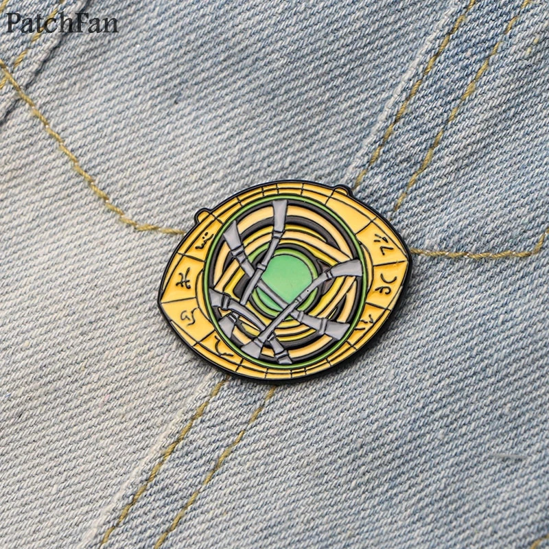 Patchfan сериал глаз Agamotto из цинкового сплава для галстука футболки значки Сумка