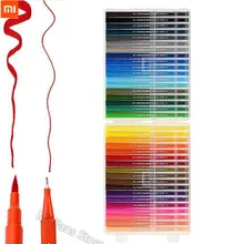 Xiaomi KACO 36 цветов двойные кончики акварельных ручек живопись граффити искусство Маркеры Набор для рисования искусство двойная Кисть ручка нетоксичный безопасный