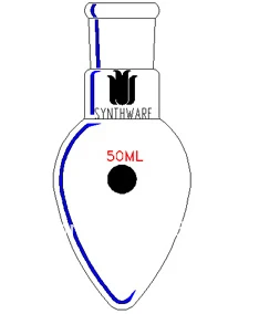 

Flask, Pear shape, Single Neck, Capacity:50ml, Joint:19/22 F329250L