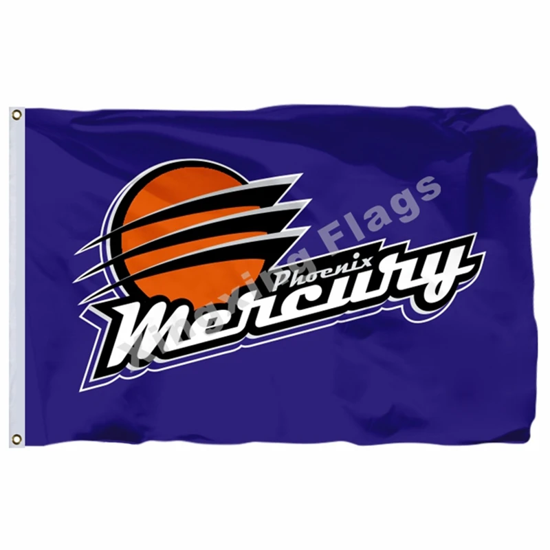 Phoenix Mercury Flag 3ft X 5ft Polyester WNBA Phoenix Mercury Banner Flying Size 4 No.4 144