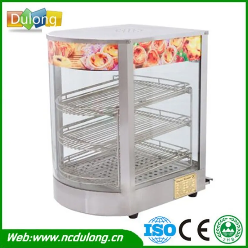

Commercial Stainless Steel Electric Egg Tart Warmer Three layers Keep Food Warm Heated Display Cabinet Warming Showcase