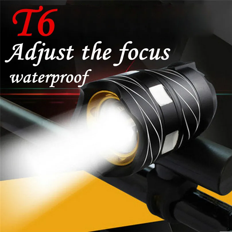 

T6 LED Bicycle Headlight USB Rechargeable Bike Light Front MTB Bike Headlamp 3 Modes Bicycle Lamp Torch Flashlight 30ST11