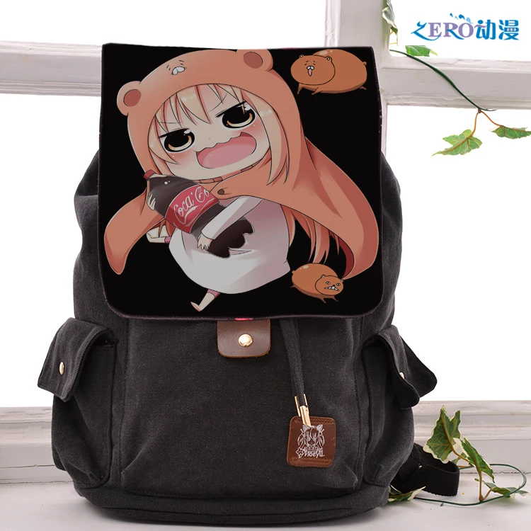 

2018 new Anime Himouto! Umaru-chan Cosplay Backpack Fashion casual large capacity Bags For Men Women School Bags