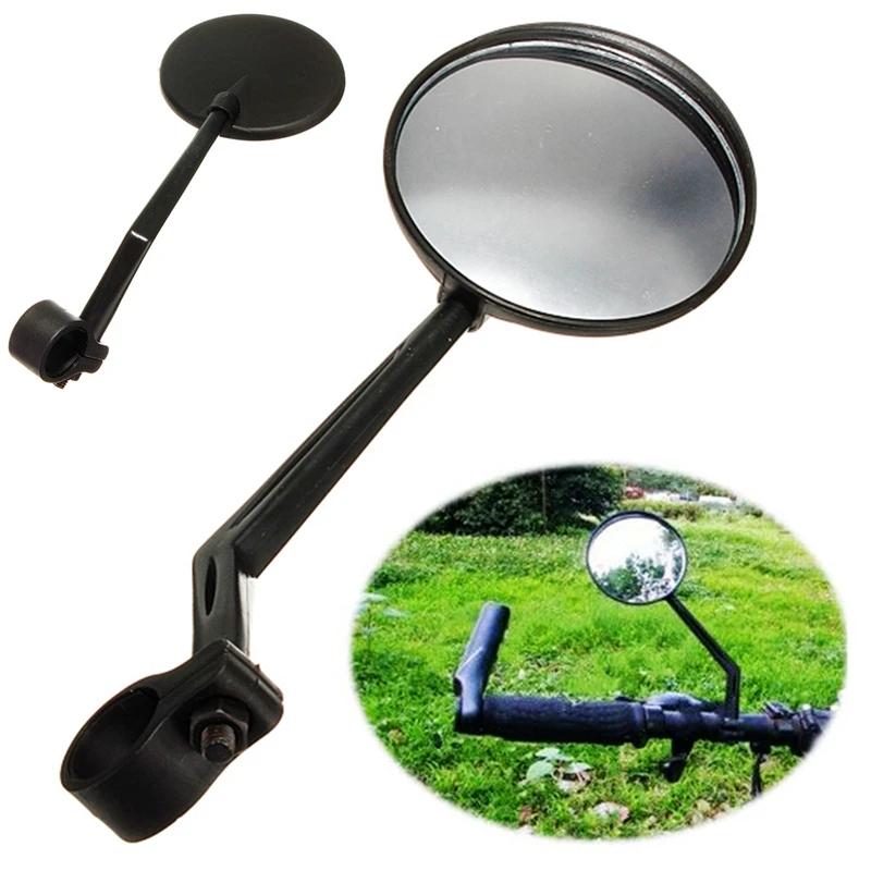 

Outerdo Bicycle Back View Mirrors Bike Handlebar Rear View Convex Flexible Racing Safety Rearview Adjustable Bike Mirrors