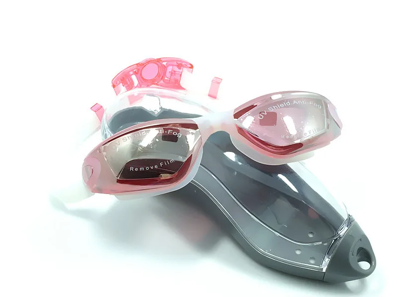 Водонепроницаемые очки для плавания очки Professional гальванических бренд взрослых для мужчин женщин анти туман УФ Защита плавание ming