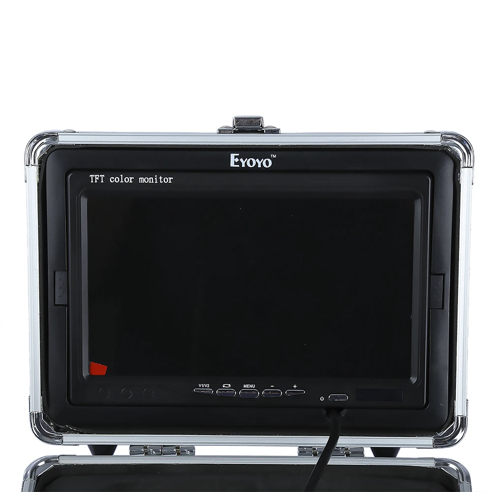 Eyoyo صياد السمك 30 M 1000TVL تحت الماء الصيد مكتشف الأسماك كاميرا مع الشمس قناع DC 12 V الألومنيوم سبائك Fishfinder