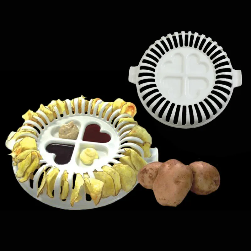 Potato Chips Baking Tray Microwave Oven Fat Potato Chips Maker Home