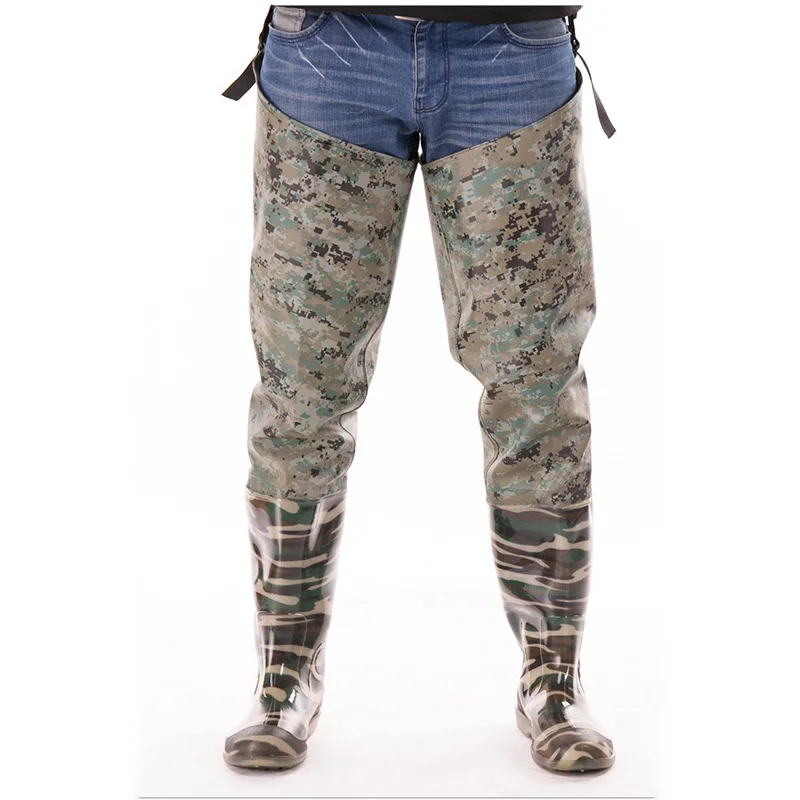 Fishing Waders Men Boots Shoes Wear Resistant Water Pants Tendon