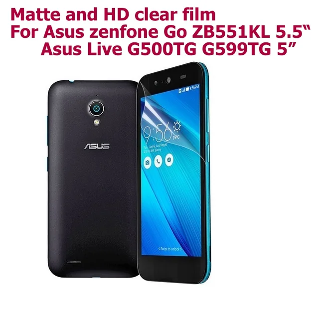 Aliexpress Com Buy Hot Anti Fingerprint Matte Film For Asus Zenfone Go Zb551kl Hd Clear Glossy Film For Asus Live Lcd Panel Guard Cloth Retail Pack From Reliable Matte Film Suppliers On Wait For