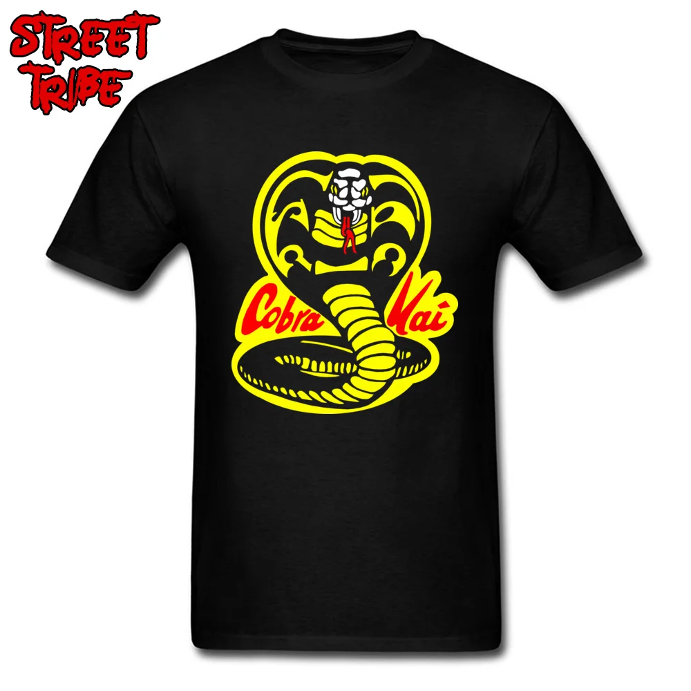 

Vestido Vintage Verano 2018 Cobra Kai T Shirts Men Karate T-shirt Cool Black Mamba Fashion Cosplay Costume Kobe Bryant Tee Shirt