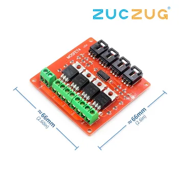 

Four Channel 4 Channel Way Route MOSFET Button IRF540 V4.0+ MOSFET Switch Module DC Motor Drive Dmimmer Relay Board